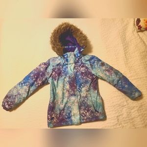 Jupa Girls 'Anastasia' Size 7 Ski Suit (bibbed pants and jacket)